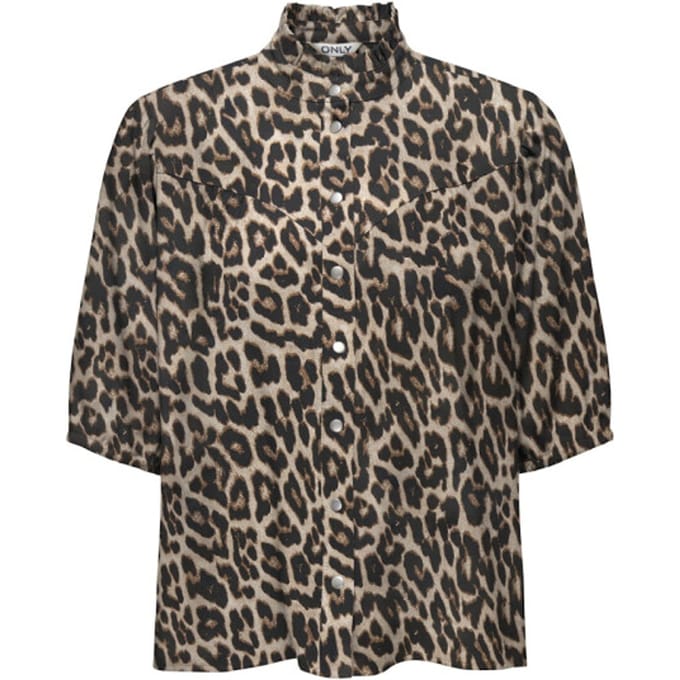 ONLY - ONLARIS LIFE 2/4 FRILL SHIRT WVN CC - Meisjes - Blouses