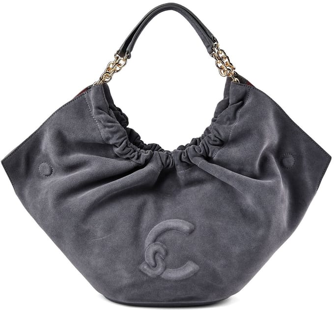 Coccinelle Smash Suede Bim - Schoudertas 27 cm (stove/stove)