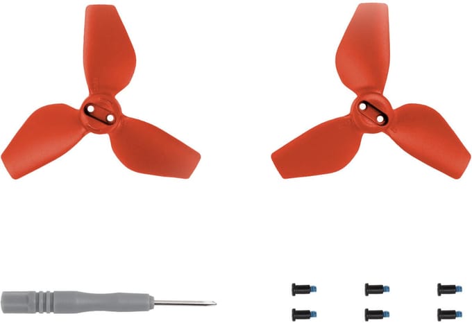 50CAL Propellers – Lichtgewicht rode propellers voor DJI Neo FPV Drone