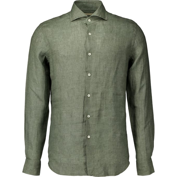 Xacus  Lange Mouw Overhemden Groen 721ml/11297