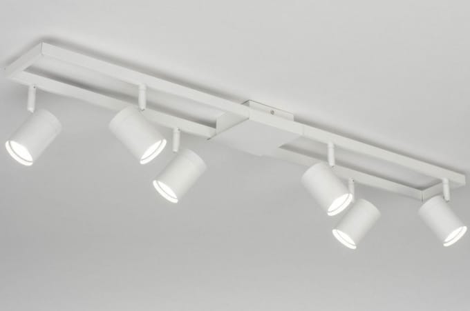 Lumidora Opbouwspot 73332 - MASON - 6 Lichts - GU10 - Wit - Metaal