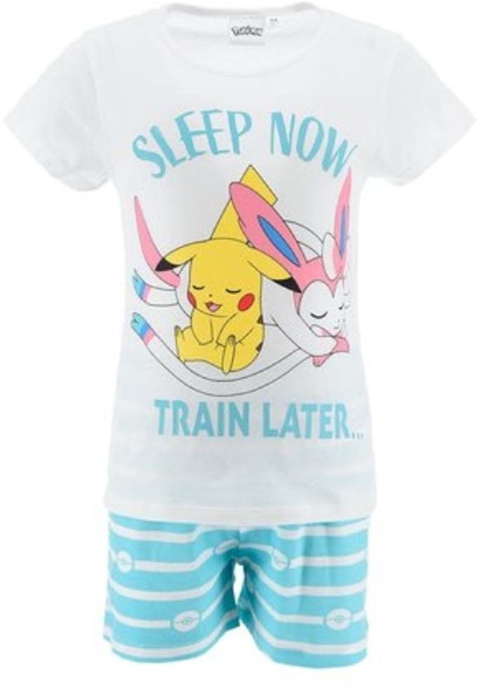 Pokemon Pyjama Meisjes - Katoen - Maat 128 - Shortama