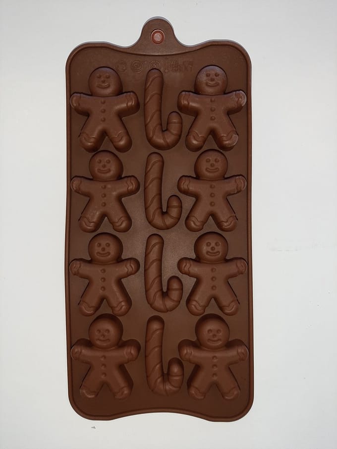 Eizook Chocolade - Fondant vorm met gingerbread mannetjes - shrek poppetjes