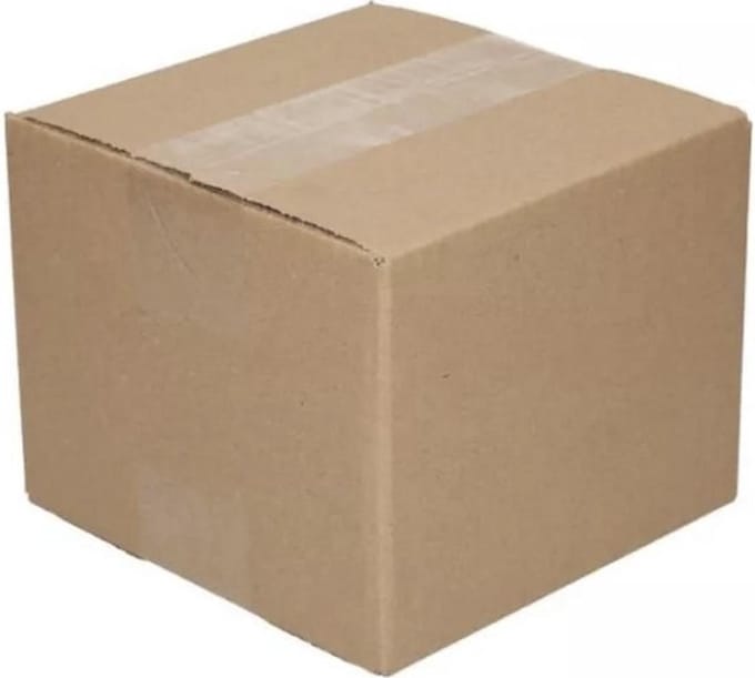 25x Amerikaanse vouwdoos verzenddozen Vierkant - Karton - Bruin - 150x150x120 mm - Vierkante dozen