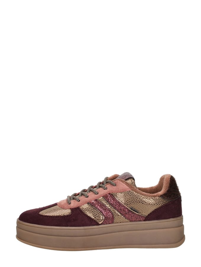 Sub55 - Sneakers Laag Bordeaux 44
