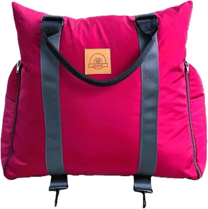 Cavlicious® autostoel hond - hondenmand auto - reismand - wijnrood