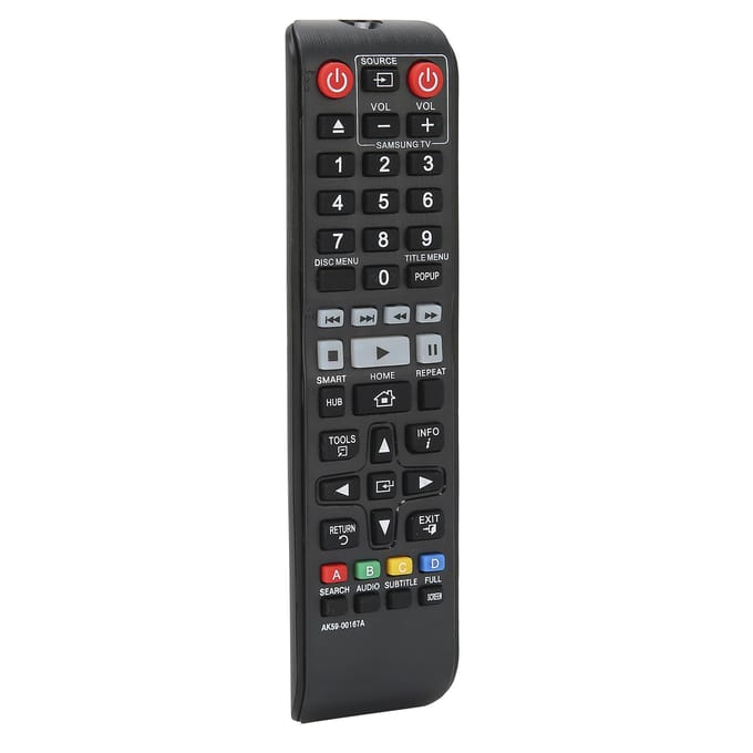 Afstandsbediening AK5900167A voor Samsung Bluray TV BDJ6300 BDF7500 BDJ7500 BDC7900 BDC5500 black