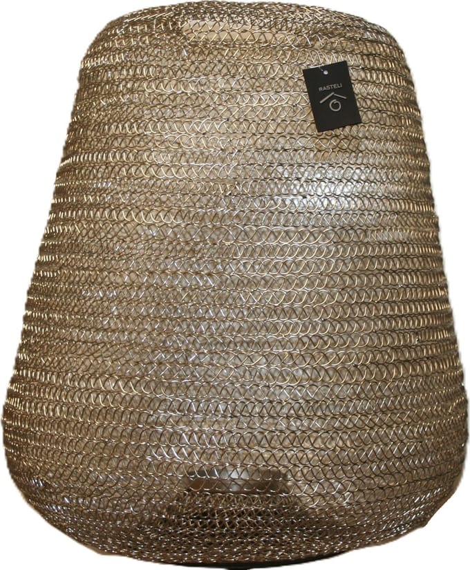 Rasteli Windlicht Metaal Zilver D 45 cm H 51 cm