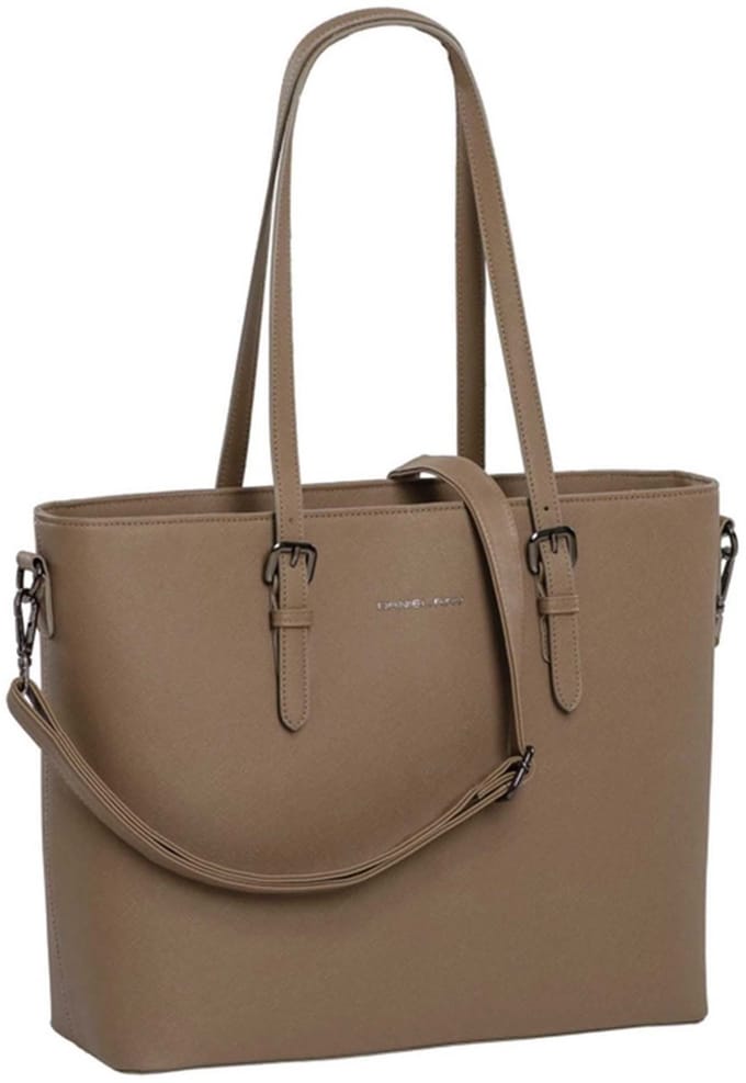 Daniel Ray Lithgow Shopper Laptoptas tot 15.6 inch - Taupe