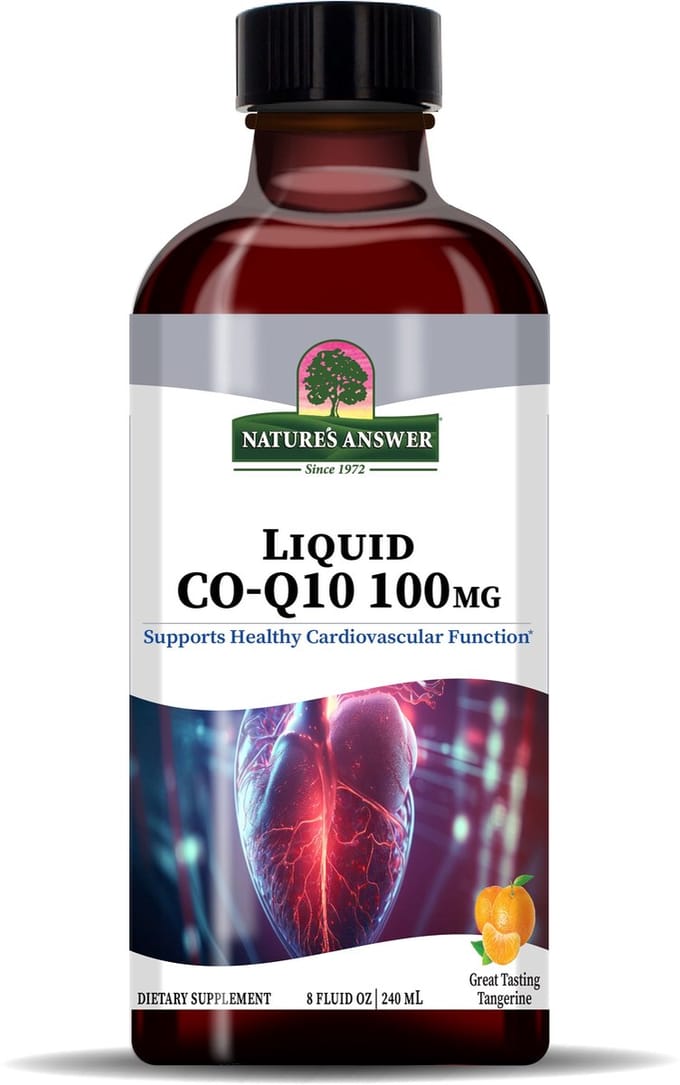 Liquid CoQ10 100 mg – Tangerine Smaak (240 ml)