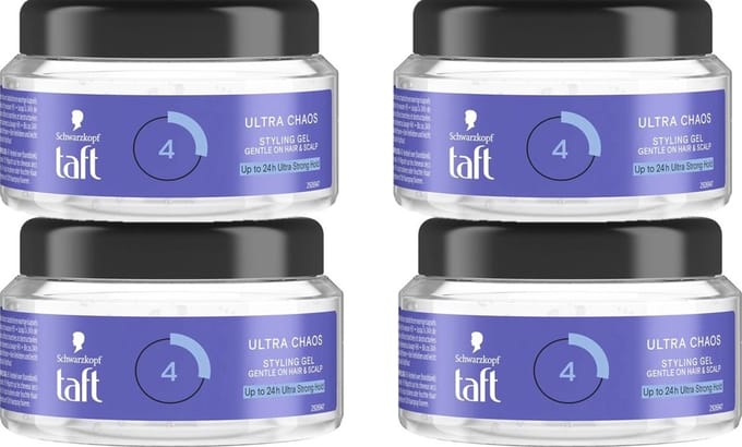 Taft Chaos Gel Level 4 - Voordeelverpakking 4 x 200 ml
