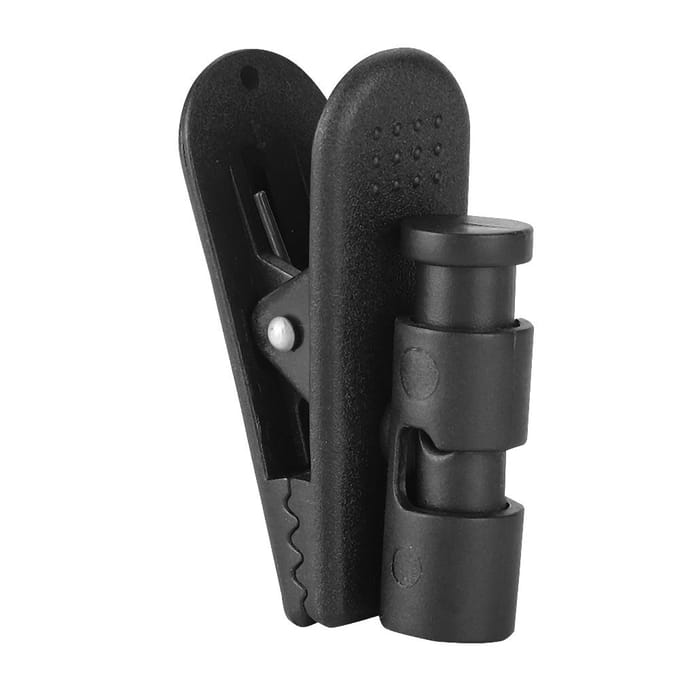 2 STUKS Zwarte Oortelefoon Hoofdtelefoon Headset Oortelefoon Oordop Groot Clip Klem black
