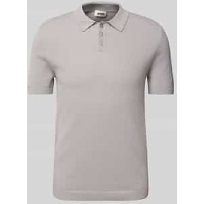Slim fit poloshirt met structuurmotief, model 'TRITON'