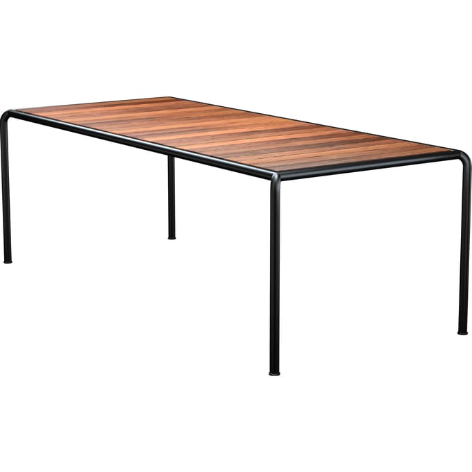 HOUE AVANTI eettafel 222 x 98 cm - thermo as - zwart
