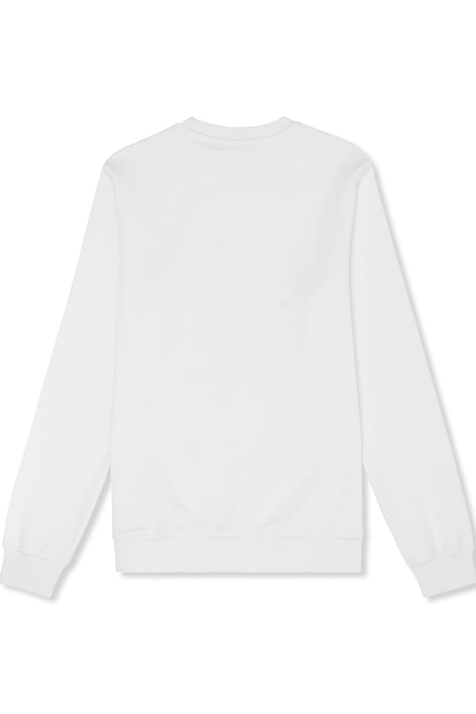 FILA Sagano Regular Taped Crewneck Sweatshirt Bright White Taglia: S | Maglioni a maglia Outlet | Uomo | Bianco