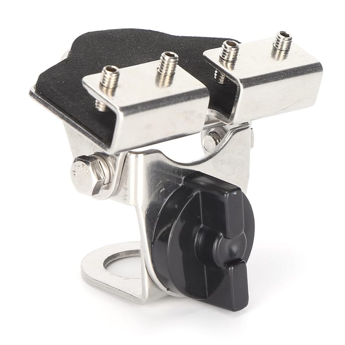 K3-66 Mobiele Antennevoet RVS 360 Graden Draaibare Antennebeugel voor Mobiele Auto black