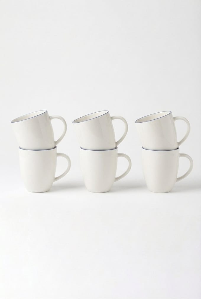 vtwonen - woonaccessoires - wit - set van 6