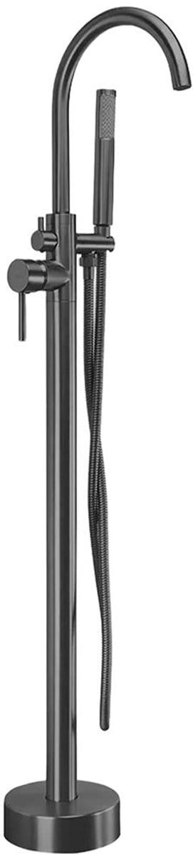 Rea Lungo - Vloeren Badmengkraan - Titanium - 26X20,5X110,5Cm