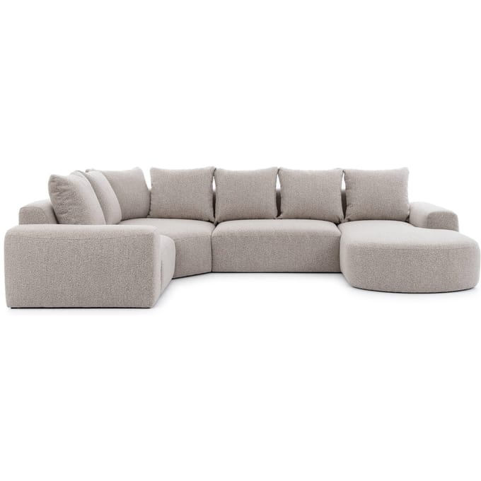 U-bank Arrezzo rechts bouclé | NADUVI Collection