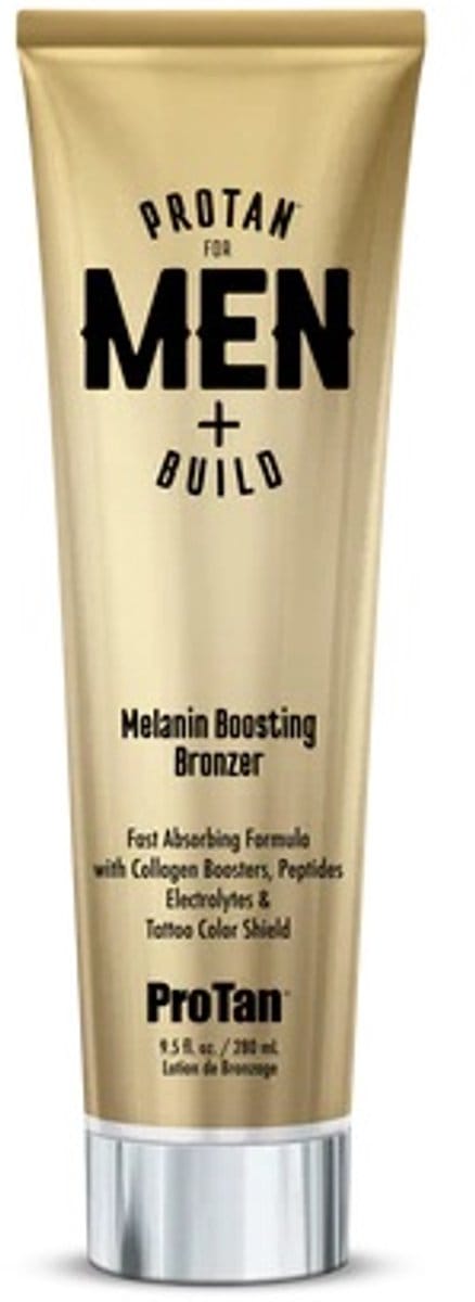 Pro Tan for Men Build - Zonnebankcreme voor Mannen - Boosting Bronzer - 280 ml