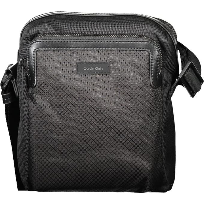 Calvin Klein Zwarte Polyester Schoudertas voor Mannen
