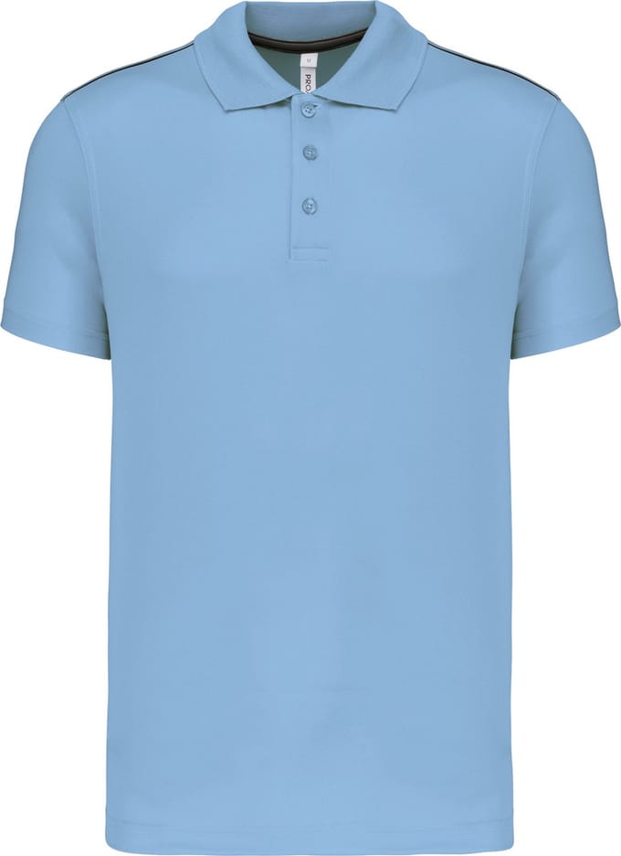 PROACT® Herensportpolo PA480 - sky blue - M