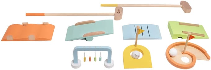 CLASSIC WORLD Houten Golfset Diverse hindernissen