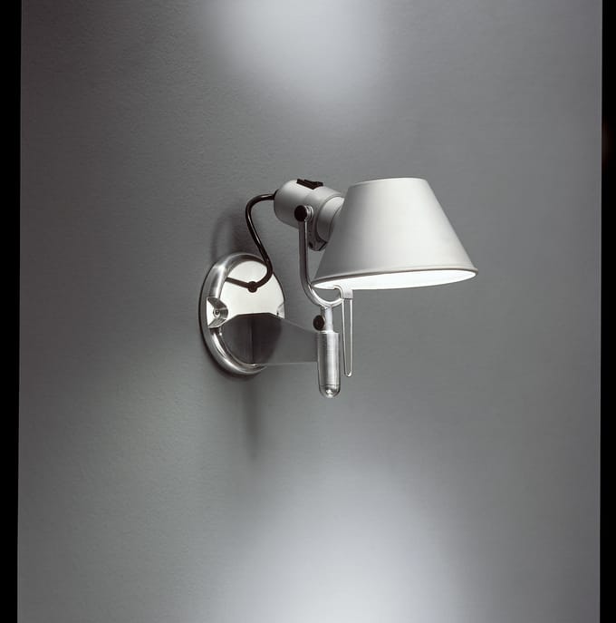 Artemide Tolomeo Faretto Wandlamp Met Schakelaar Aluminium