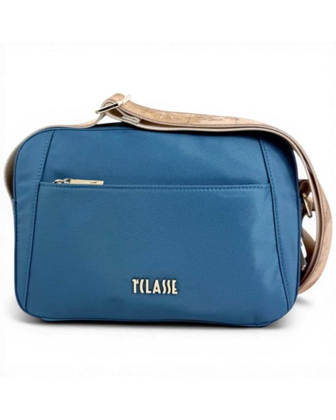 Alviero Martini 1 Classe Breeze Nylon Vrouwen Blue Pacific Fabric Reporter Bag
