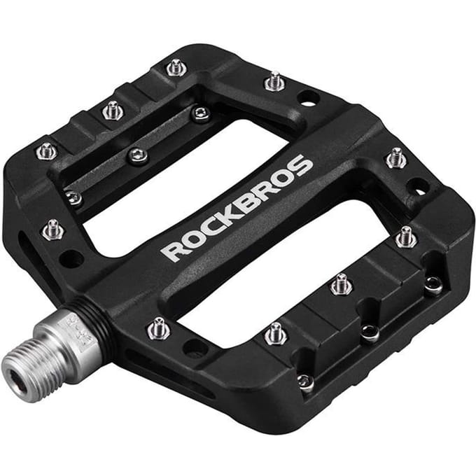 Rockbros 2017-12CBK - MTB Pedaal Set - Antislip - Nylon en Staal - Zwart