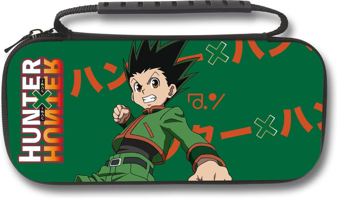 Trade Invaders Hunter X Hunter Slim Bag for Switch and Switch Oled - Green - Gon - Miscellaneous Bag - Nintendo Switch