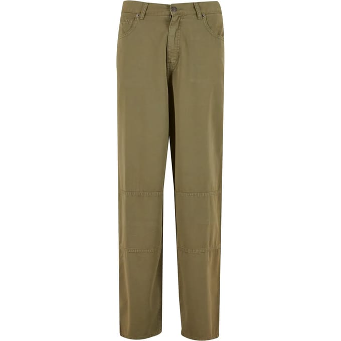 Urban Classics - 90es With Dividing Seams Broek - Taille, 30 inch - Olijfgroen