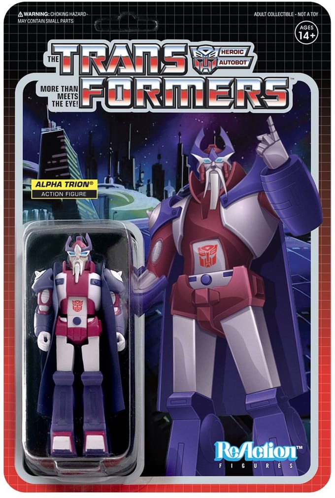 Transformers: Alpha Trion - 9 cm ReAction Actiefiguur
