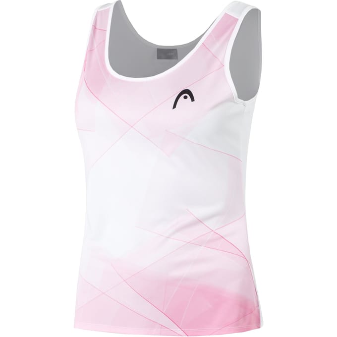 HEAD Spirit II Tanktop Dames-Wit,Pink