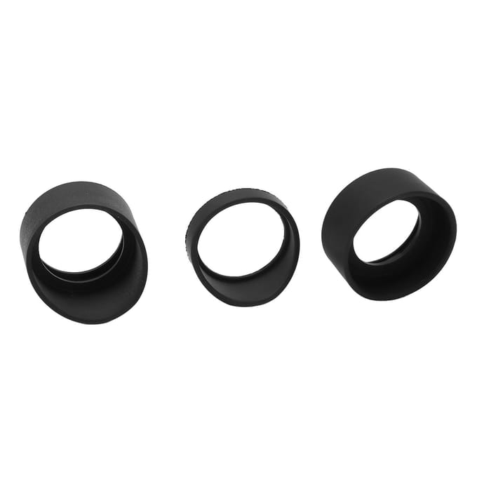 3pcs Œilletons d'oculaire de microscope Couvercles d'oculaire en caoutchouc souple pour microscope AmScope SW SM ZM