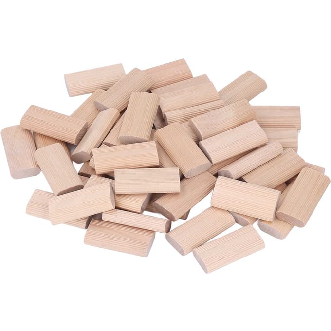 50 STUKS Houten Pen Stopper Beuken Insteek Pen Blok voor Houtbewerking Meubel Verbinding 8x22x40MM