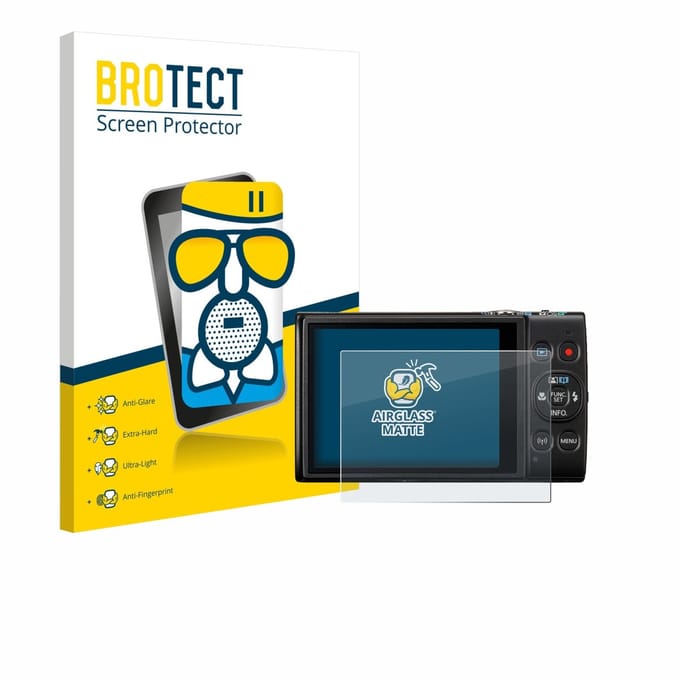 BROTECT - Screenprotector voor Canon Digital Ixus 285 hs - Folie Beschermfolie Beschermglas matte