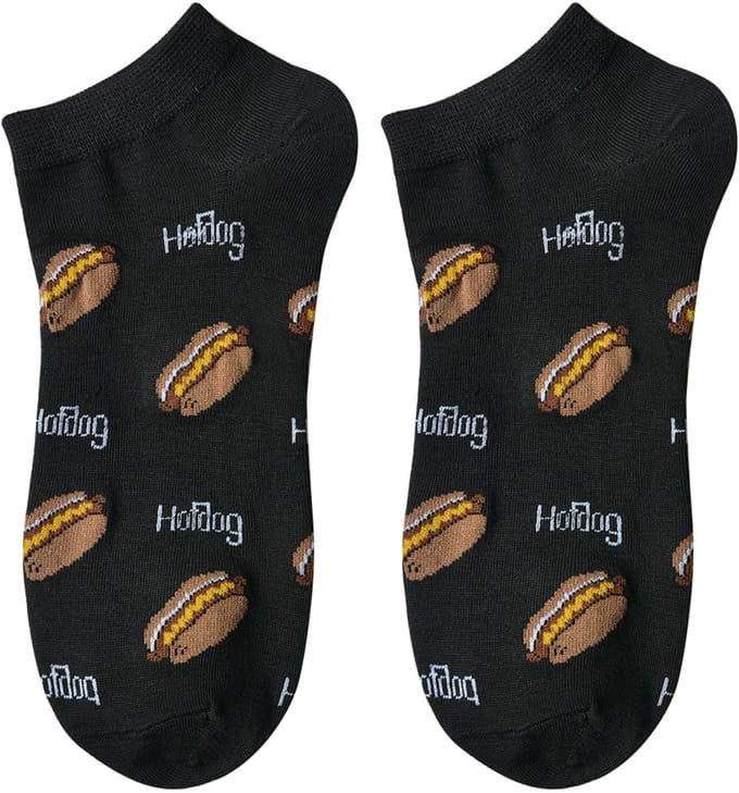 Clayre & Eef Grappige Sokken one size Zwart Polyester