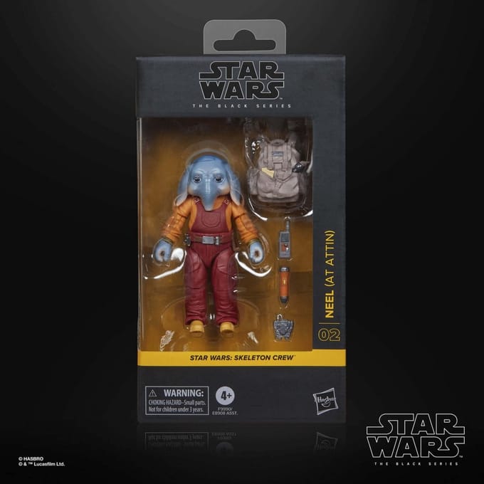 Beeldje Hasbro Star Wars: Skeleton Crew Black Series Neel (At Attin)
