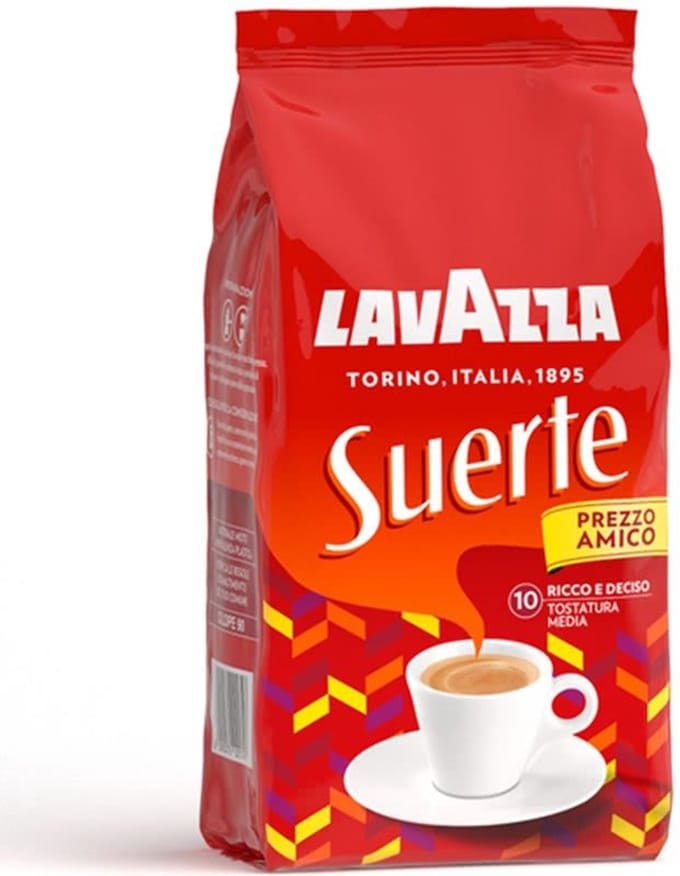 Koffiebonen Grani Suerte Italiaans 1kg - lavazza