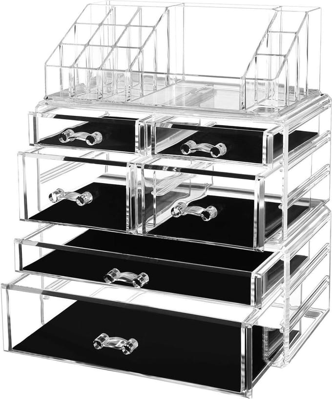 cosmetics organizer for storage / Makeup Organizer - Cosmetic Organizer - Lipstick Holder Organizer