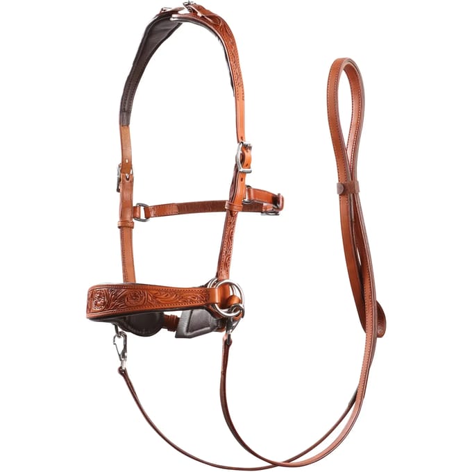 Bitloze hoofdstellen voor paarden Edix Saddles ED2-Rose