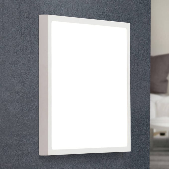 ORION LED wandlamp Vika, vierkant, wit, 30x30cm