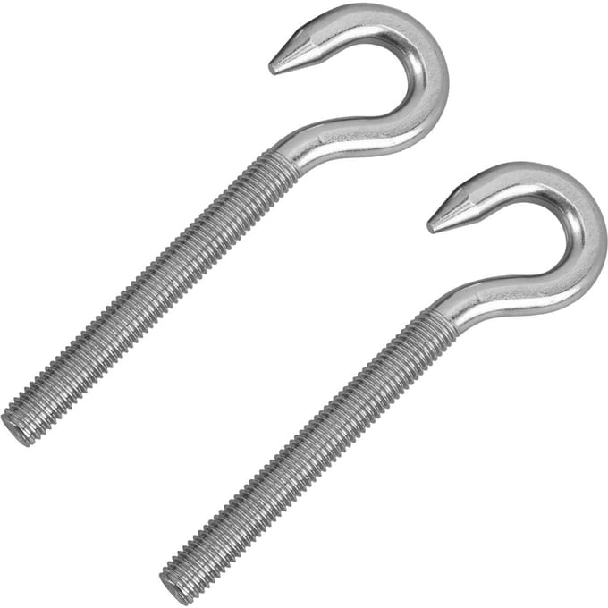 2 stuks M12 Schroefhaak RVS Hoge Hardheid Corrosiebestendig Bekerhanger