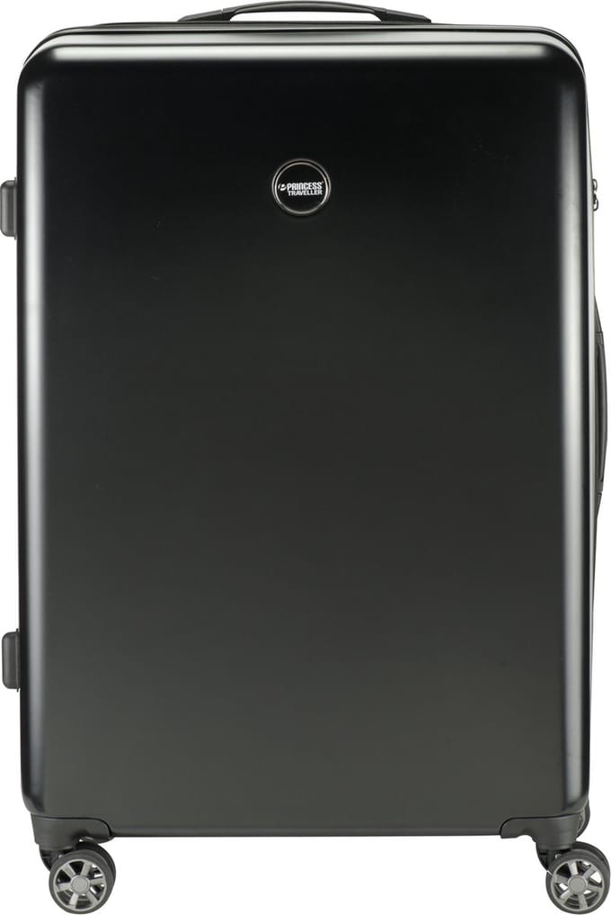 Koffer - Princess Traveller PT01 Deluxe - Reiskoffer - Pitch Black - L - 77cm