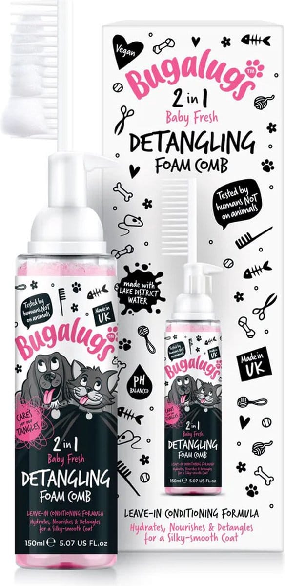 Bugalugs - Ontklitter honden - Conditioner - Vegan - 150 ml