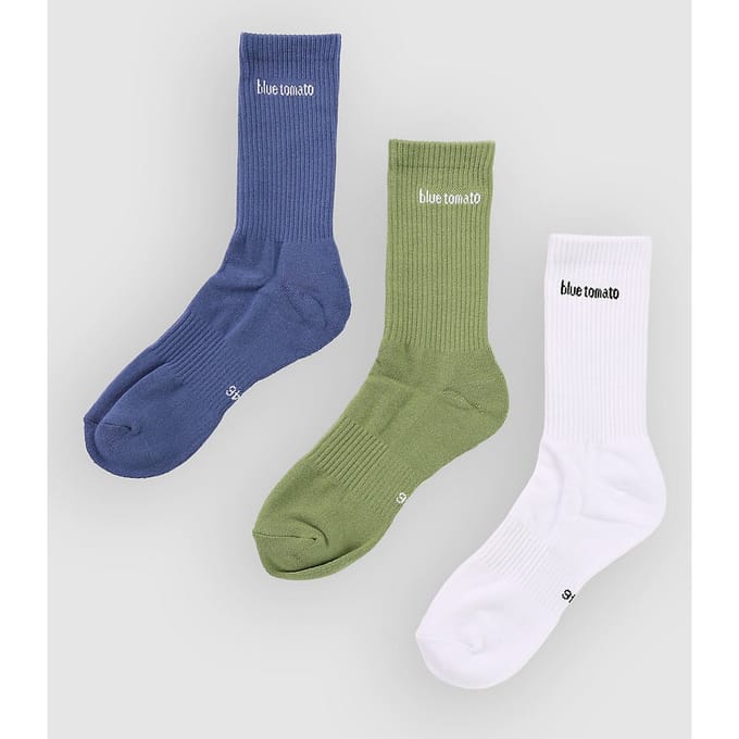 Blue Tomato Logo 3-Pack Socks patroon