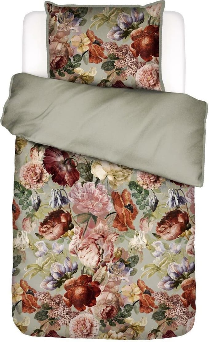 ESSENZA Claire Dekbedovertrek Agate gray - Eenpersoons – 140x220 cm + 1 kussensloop 60x70 cm