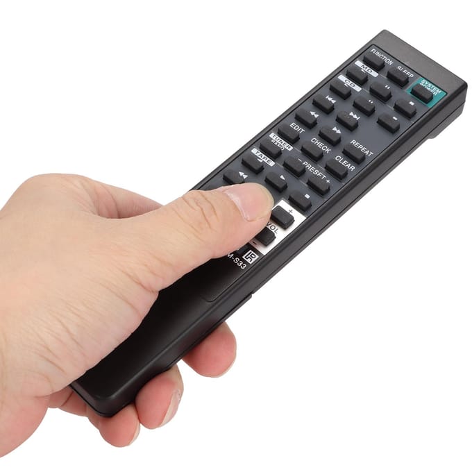 Télécommande RMS33 Télécommande Universelle de Remplacement pour HCDH801 MHCS30 o Système gray