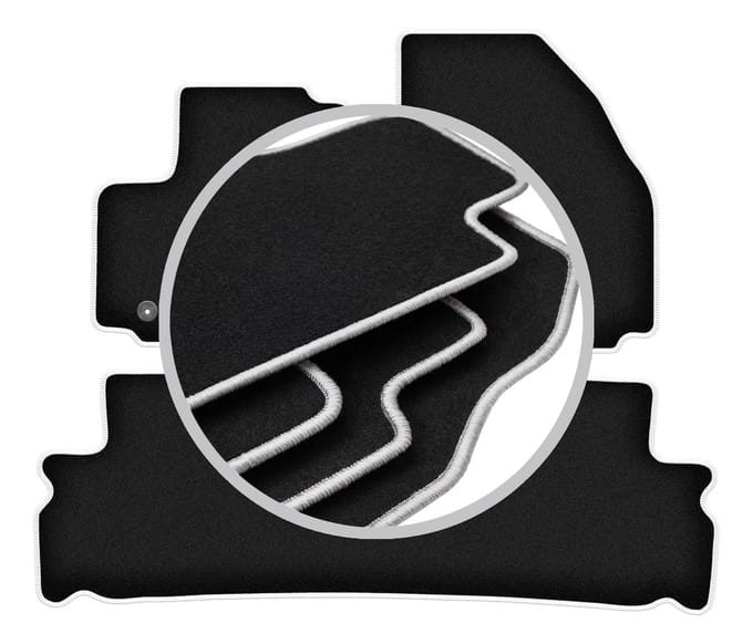 CARLUX-SILVER automatten voor: Ford S-MAX MK1 minivan (2006-2012)